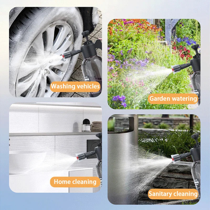 SEAMETAL 2L Car Wash Foam Sprayer - Hand Pump Foam Cannon