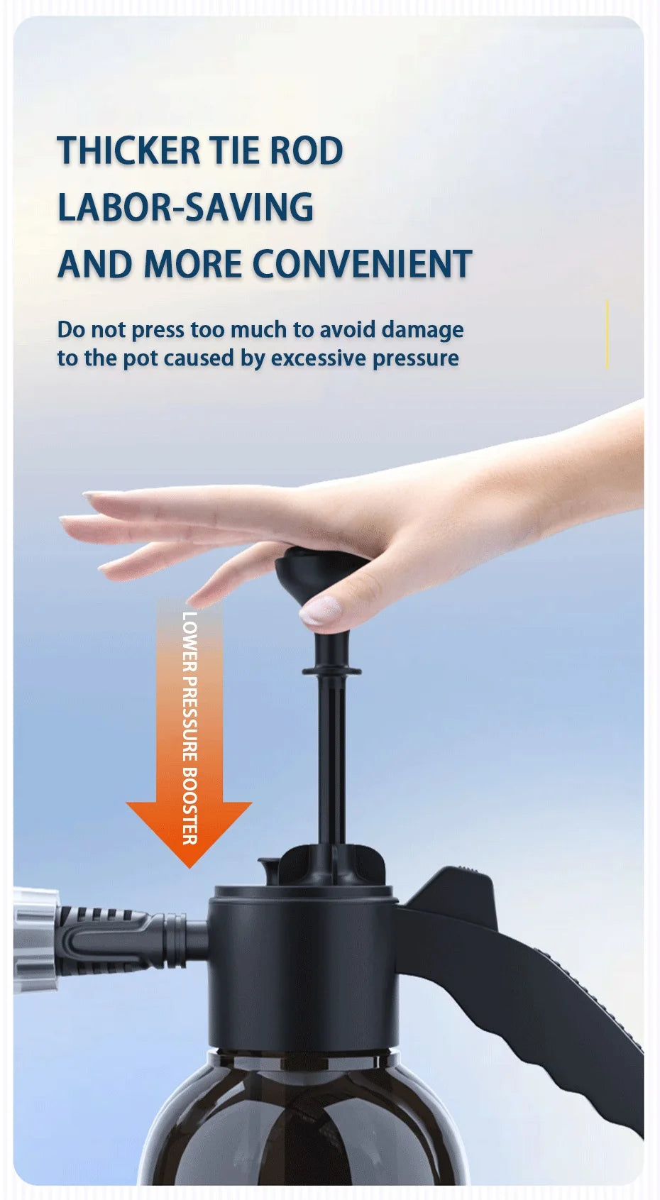 SEAMETAL 2L Car Wash Foam Sprayer - Hand Pump Foam Cannon