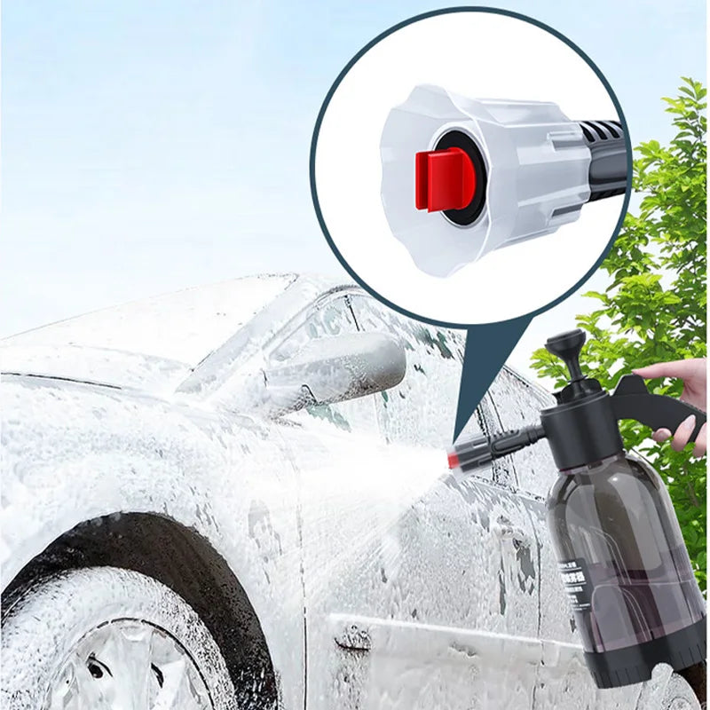 SEAMETAL 2L Car Wash Foam Sprayer - Hand Pump Foam Cannon