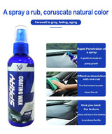 Car Plastic Restorer Coating Agent - Exterior Repair & Black Shine Seal