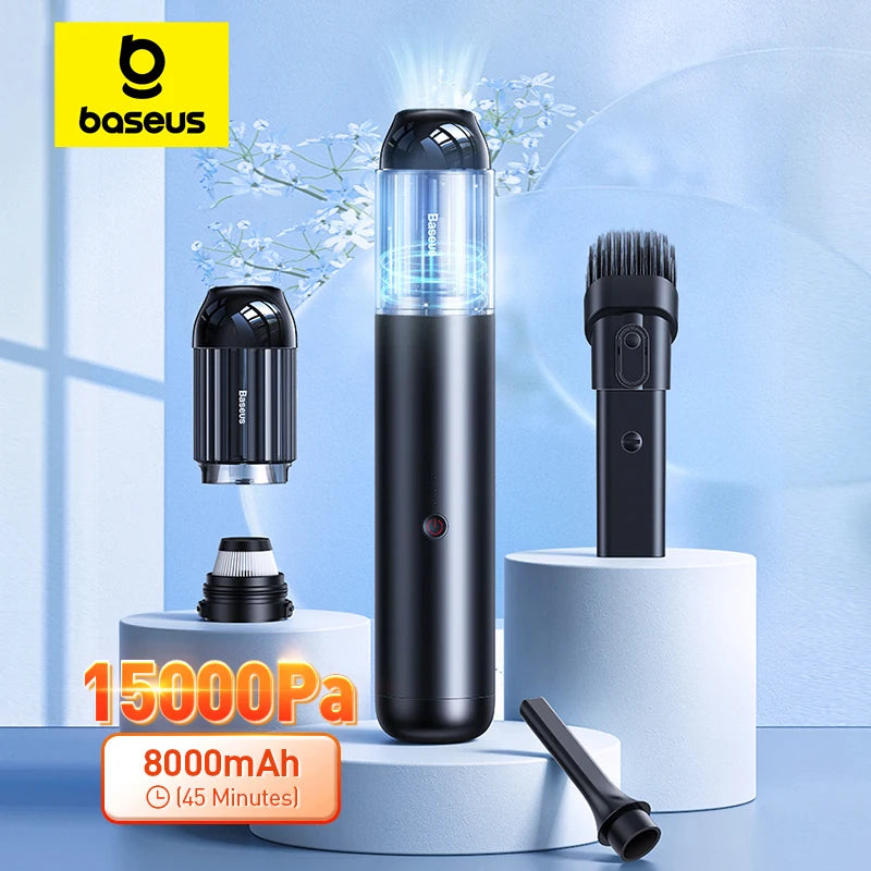 Baseus 15000Pa Portable Mini Wireless Car Vacuum