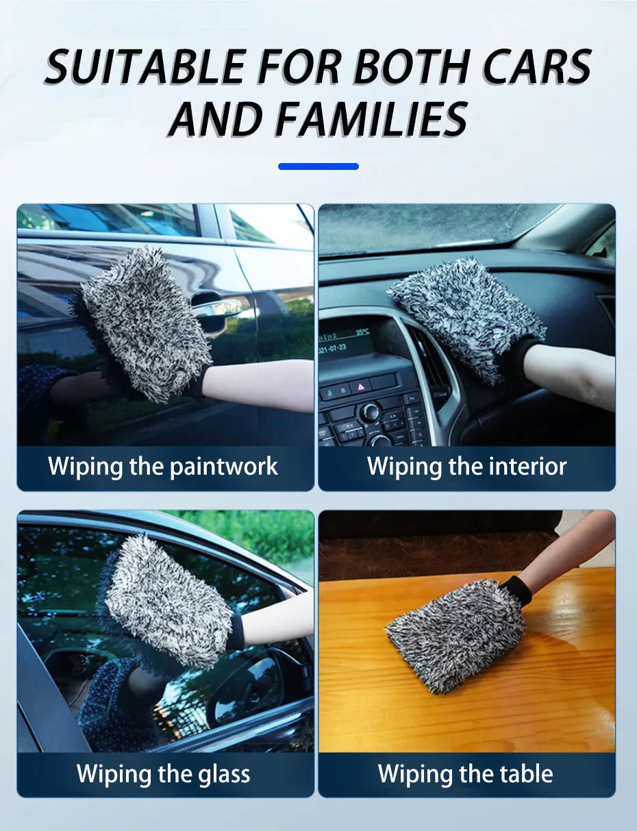 SEAMETAL Microfiber Car Wash Glove