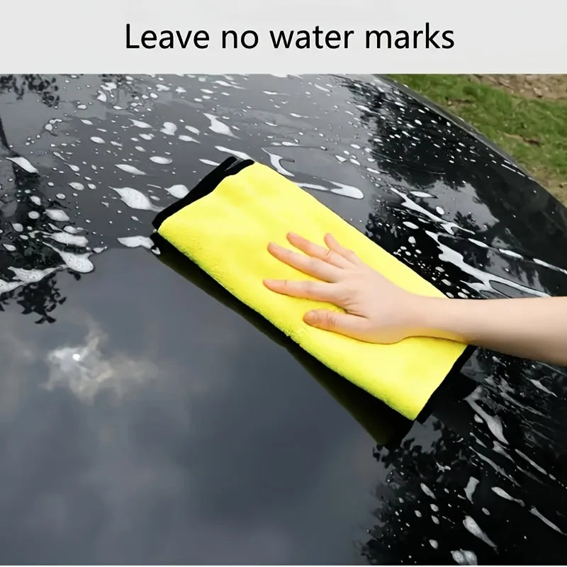 Streak-Free Absorbent Car Cleaning Towel