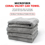 SEAMETAL Microfiber Car Cleaning Towel