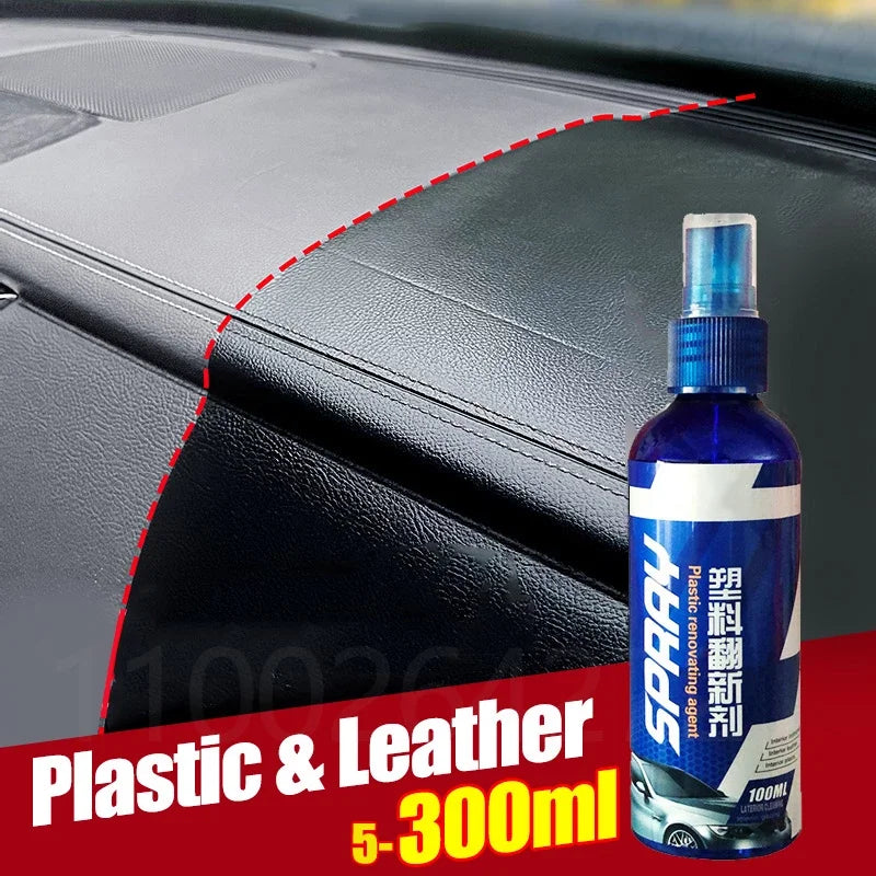 Car Plastic Restorer Coating Agent - Exterior Repair & Black Shine Seal