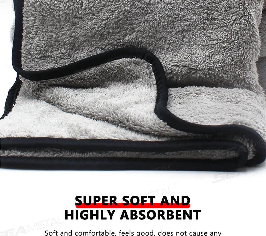 SEAMETAL Microfiber Car Cleaning Towel